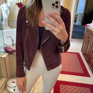 Blank NYC suede moto jacket
